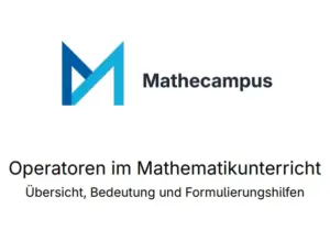 Operatoren und Fachsprache für Feststellungsprüfung und Studienkolleg