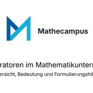 Operatoren und Fachsprache für Feststellungsprüfung und Studienkolleg